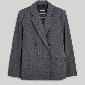 Madewell Plaid Rosedale Blazer